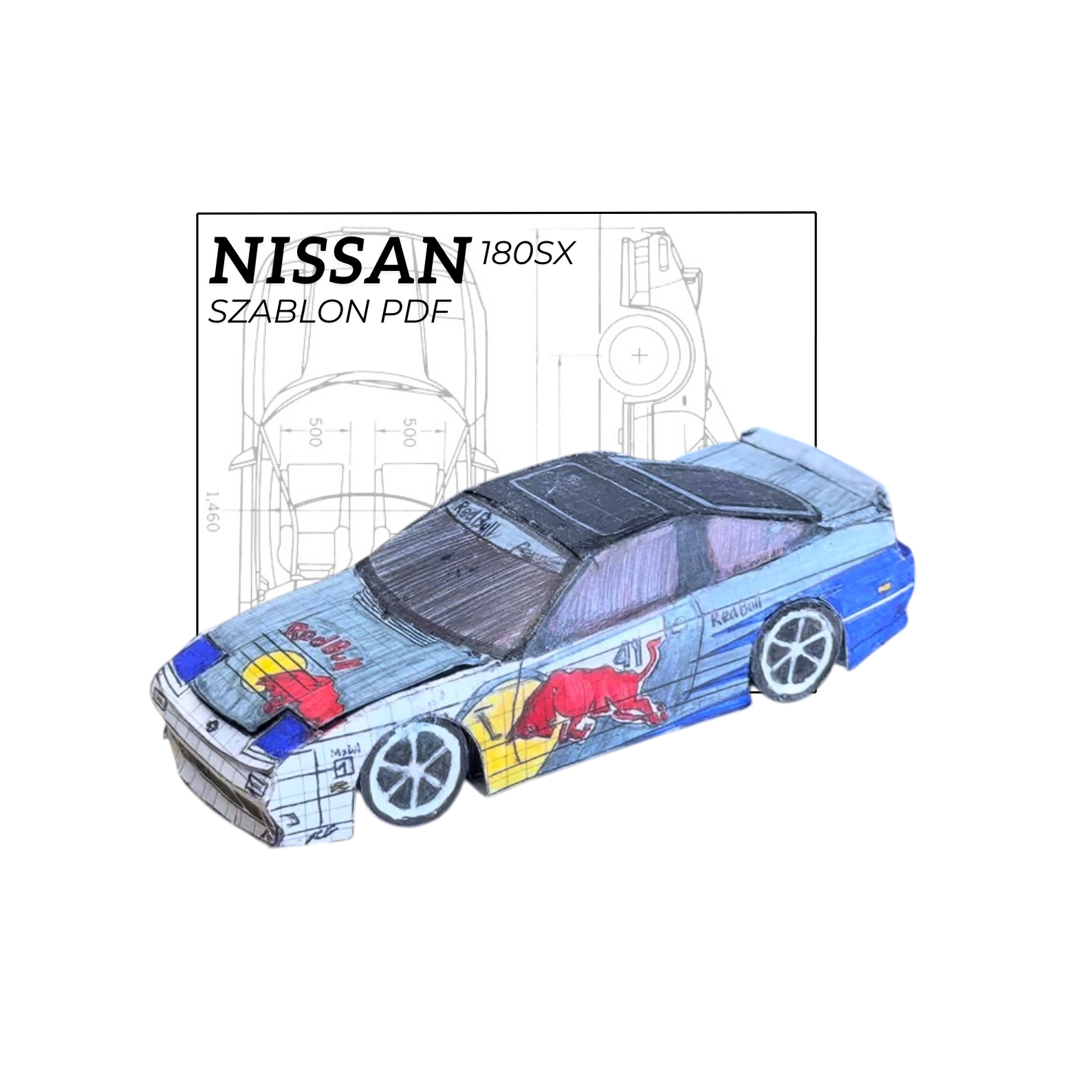 NISSAN 180SX *szablon*