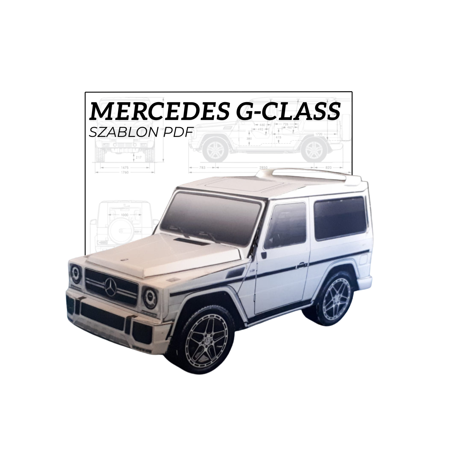 MERCEDES G-CLASS *szablona*